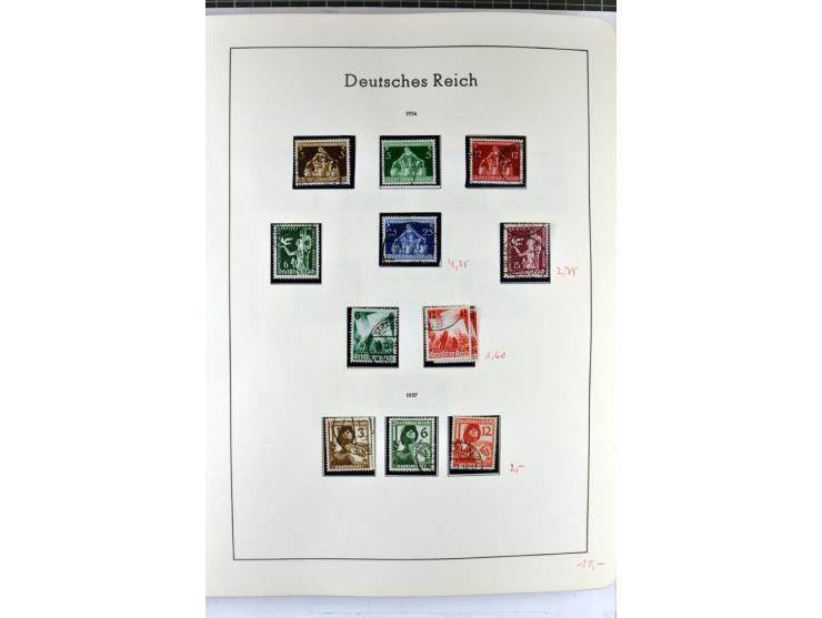 1923/45, meist gestempelte und postfrische Sammlung mit sehr vielen Briefen und Karten, dabei bessere und kpl. Ausgaben, bess