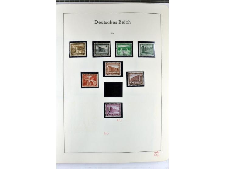 1923/45, meist gestempelte und postfrische Sammlung mit sehr vielen Briefen und Karten, dabei bessere und kpl. Ausgaben, bess