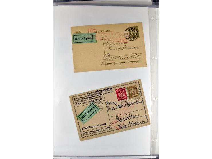 1923/45, meist gestempelte und postfrische Sammlung mit sehr vielen Briefen und Karten, dabei bessere und kpl. Ausgaben, bess
