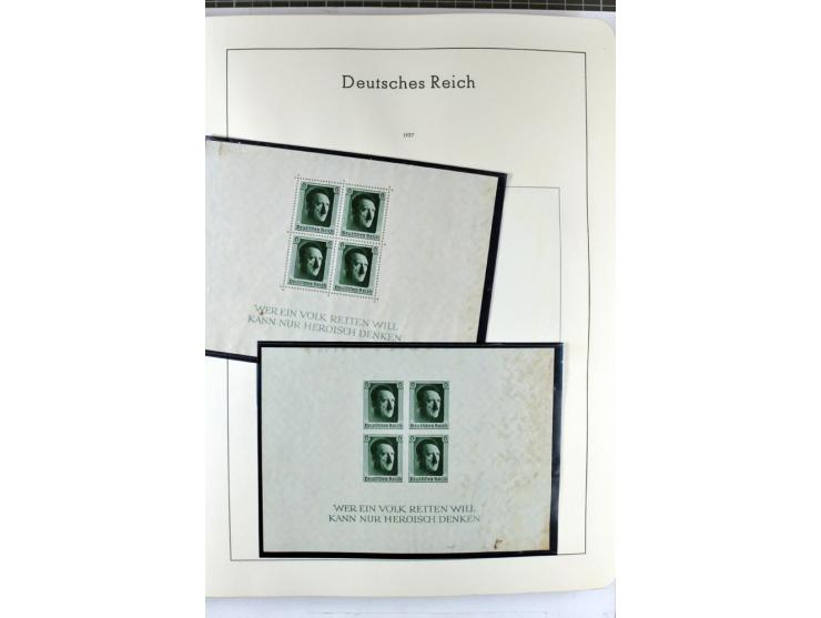 1923/45, meist gestempelte und postfrische Sammlung mit sehr vielen Briefen und Karten, dabei bessere und kpl. Ausgaben, bess