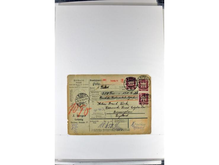 1923/45, meist gestempelte und postfrische Sammlung mit sehr vielen Briefen und Karten, dabei bessere und kpl. Ausgaben, bess