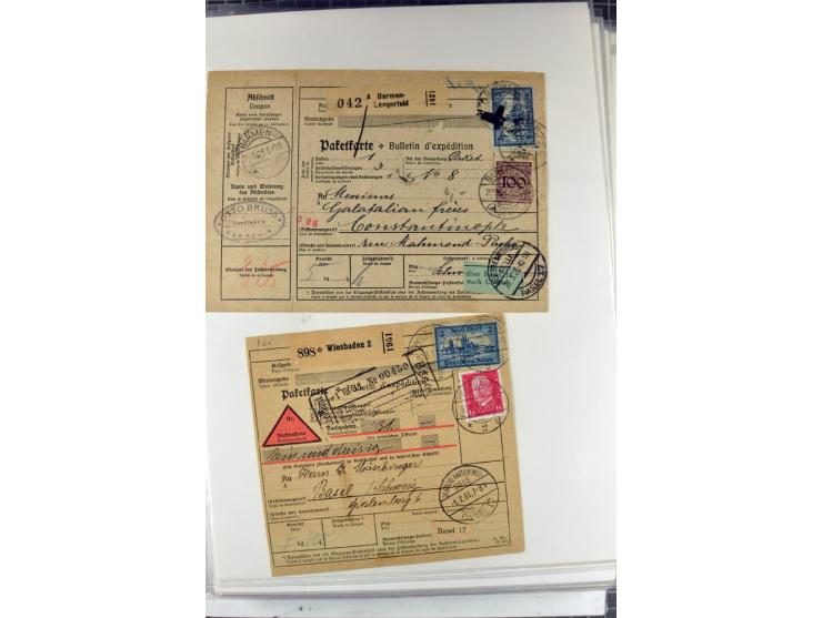 1923/45, meist gestempelte und postfrische Sammlung mit sehr vielen Briefen und Karten, dabei bessere und kpl. Ausgaben, bess