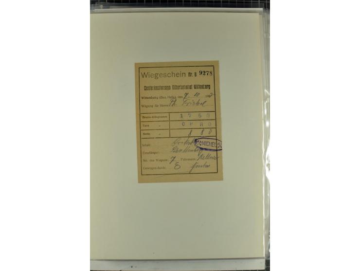 1923/45, meist gestempelte und postfrische Sammlung mit sehr vielen Briefen und Karten, dabei bessere und kpl. Ausgaben, bess