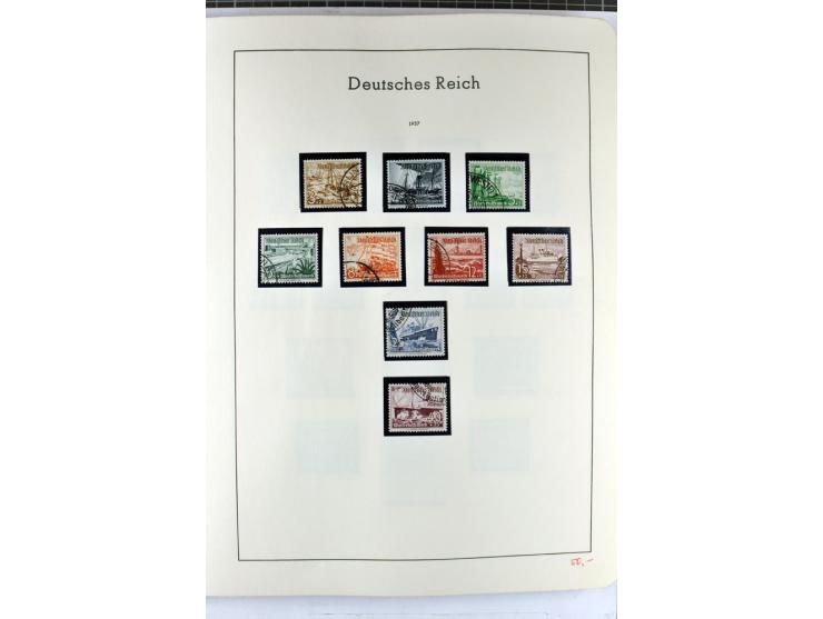 1923/45, meist gestempelte und postfrische Sammlung mit sehr vielen Briefen und Karten, dabei bessere und kpl. Ausgaben, bess