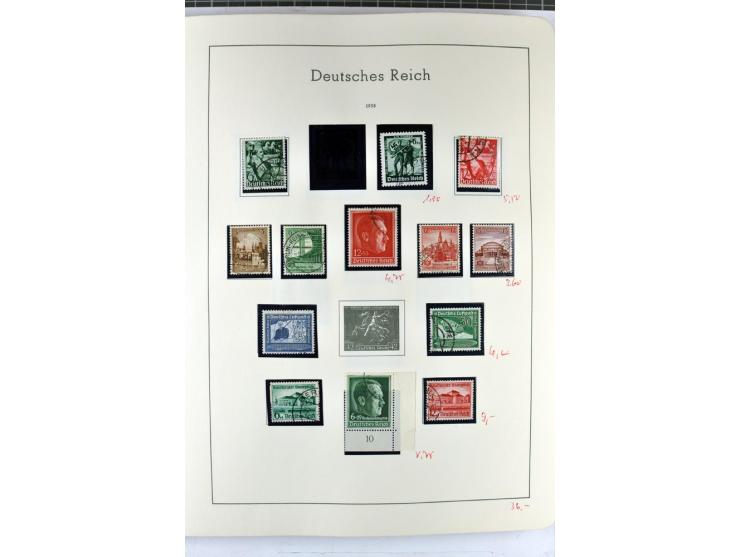 1923/45, meist gestempelte und postfrische Sammlung mit sehr vielen Briefen und Karten, dabei bessere und kpl. Ausgaben, bess