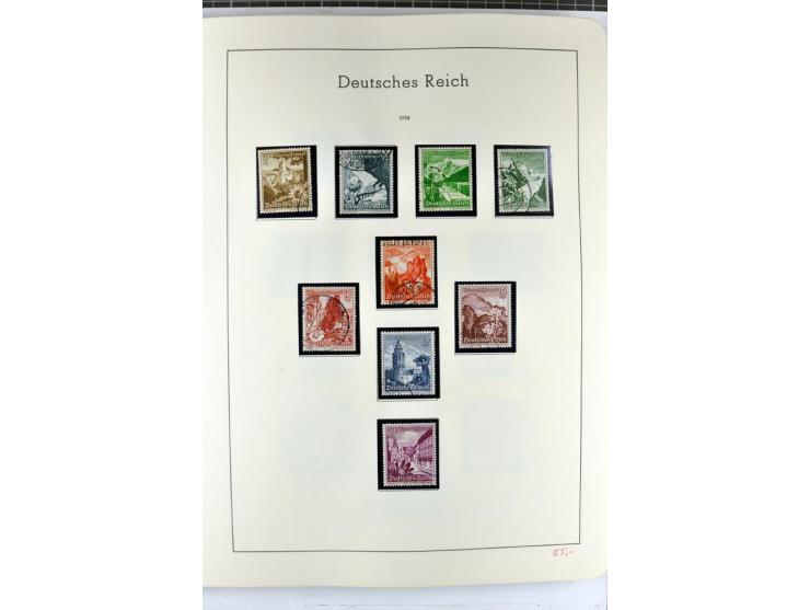 1923/45, meist gestempelte und postfrische Sammlung mit sehr vielen Briefen und Karten, dabei bessere und kpl. Ausgaben, bess