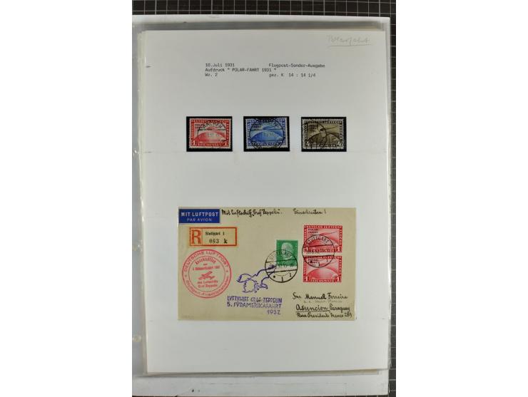 1923/45, meist gestempelte und postfrische Sammlung mit sehr vielen Briefen und Karten, dabei bessere und kpl. Ausgaben, bess