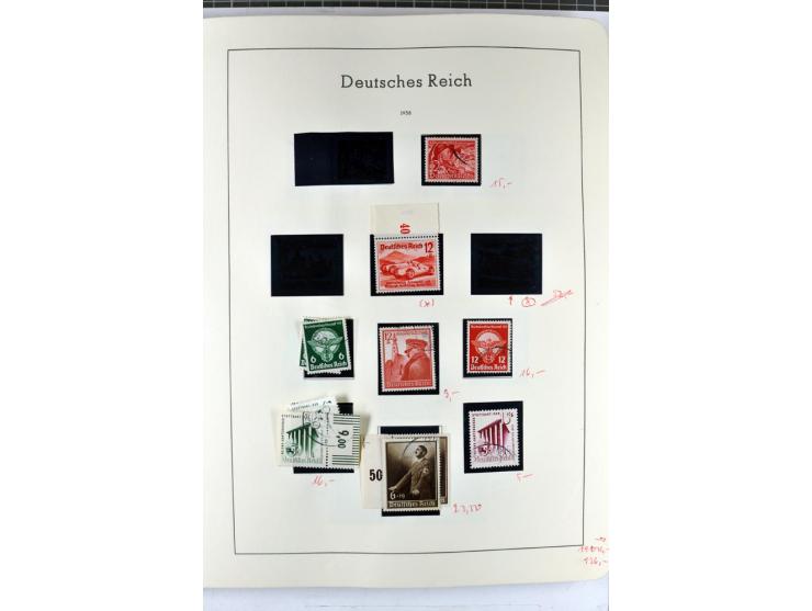 1923/45, meist gestempelte und postfrische Sammlung mit sehr vielen Briefen und Karten, dabei bessere und kpl. Ausgaben, bess