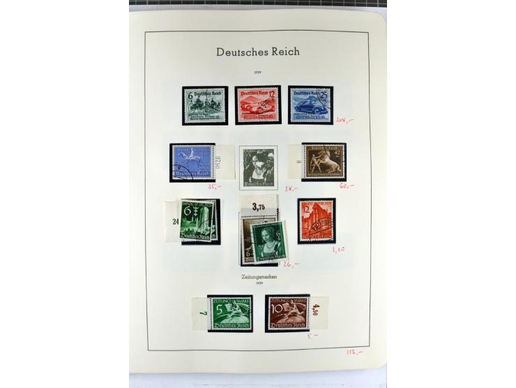1923/45, meist gestempelte und postfrische Sammlung mit sehr vielen Briefen und Karten, dabei bessere und kpl. Ausgaben, bess