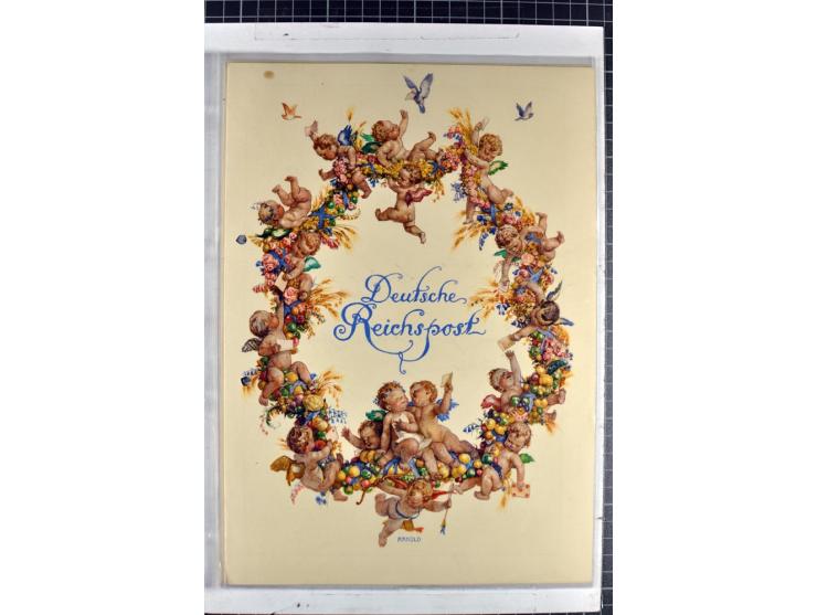 1923/45, meist gestempelte und postfrische Sammlung mit sehr vielen Briefen und Karten, dabei bessere und kpl. Ausgaben, bess