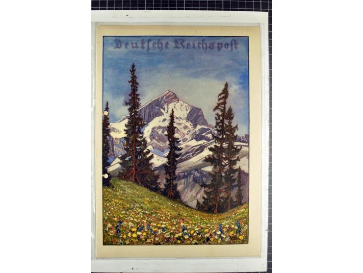 1923/45, meist gestempelte und postfrische Sammlung mit sehr vielen Briefen und Karten, dabei bessere und kpl. Ausgaben, bess