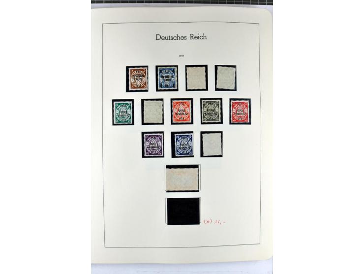 1923/45, meist gestempelte und postfrische Sammlung mit sehr vielen Briefen und Karten, dabei bessere und kpl. Ausgaben, bess