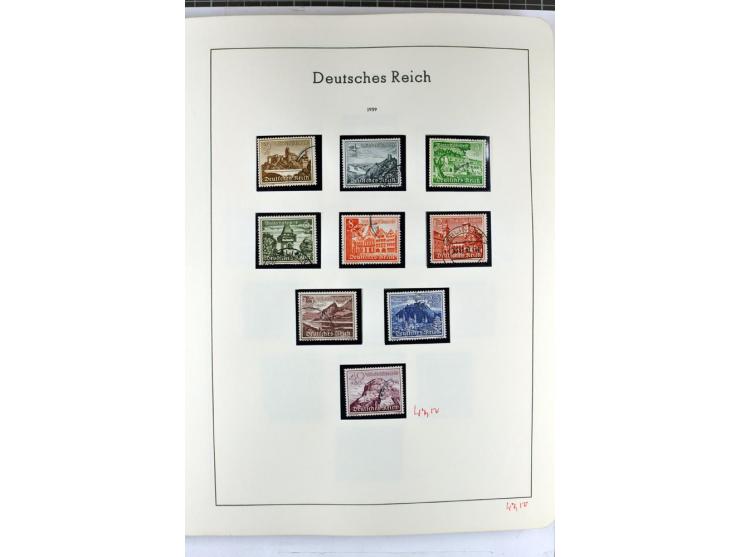 1923/45, meist gestempelte und postfrische Sammlung mit sehr vielen Briefen und Karten, dabei bessere und kpl. Ausgaben, bess