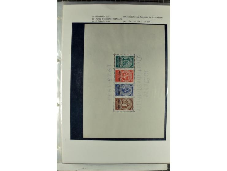 1923/45, meist gestempelte und postfrische Sammlung mit sehr vielen Briefen und Karten, dabei bessere und kpl. Ausgaben, bess