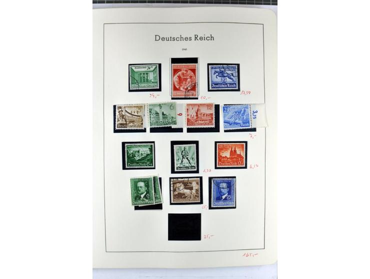 1923/45, meist gestempelte und postfrische Sammlung mit sehr vielen Briefen und Karten, dabei bessere und kpl. Ausgaben, bess