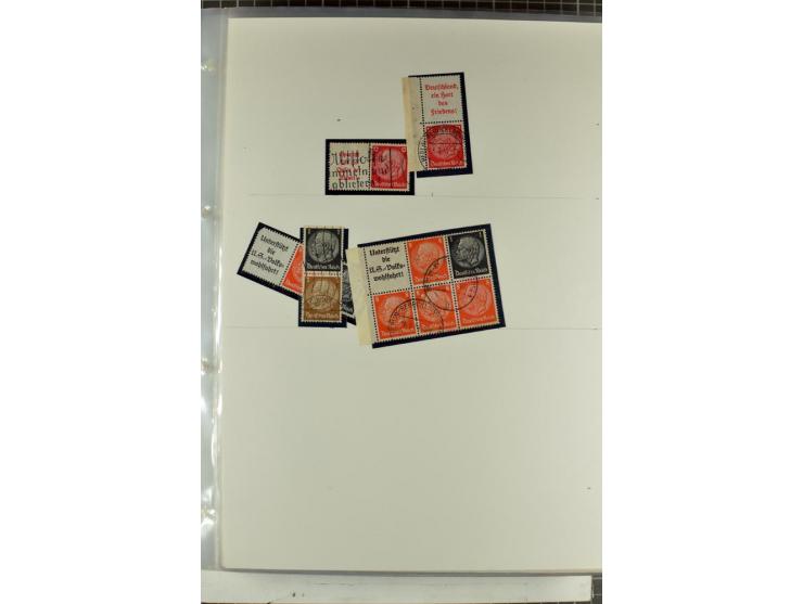 1923/45, meist gestempelte und postfrische Sammlung mit sehr vielen Briefen und Karten, dabei bessere und kpl. Ausgaben, bess