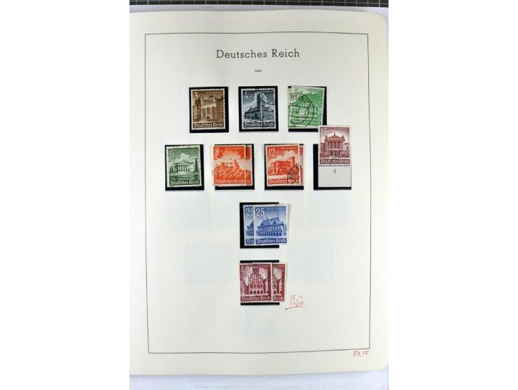 1923/45, meist gestempelte und postfrische Sammlung mit sehr vielen Briefen und Karten, dabei bessere und kpl. Ausgaben, bess