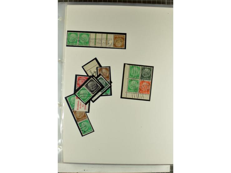 1923/45, meist gestempelte und postfrische Sammlung mit sehr vielen Briefen und Karten, dabei bessere und kpl. Ausgaben, bess