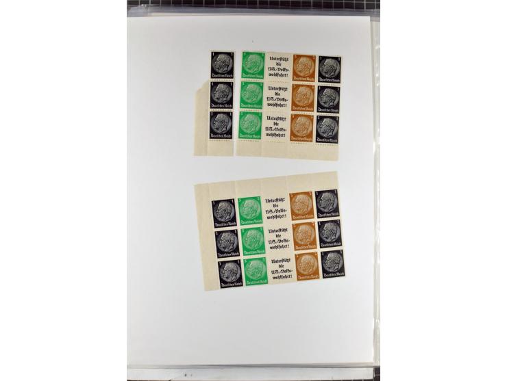 1923/45, meist gestempelte und postfrische Sammlung mit sehr vielen Briefen und Karten, dabei bessere und kpl. Ausgaben, bess