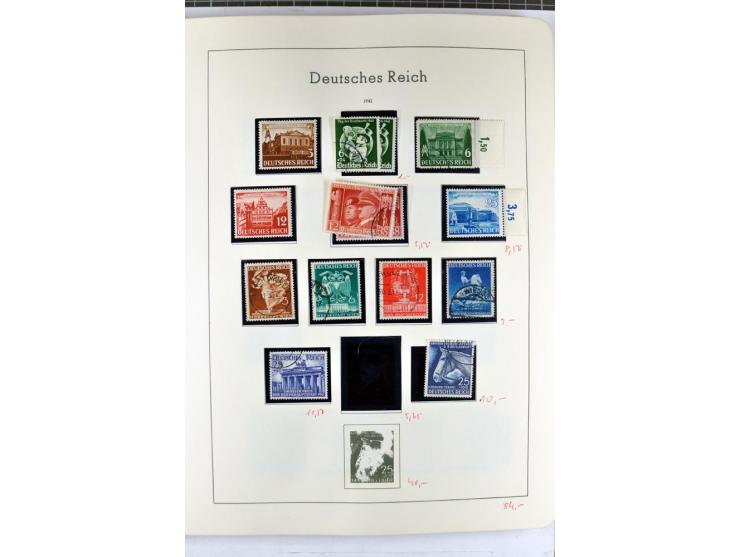 1923/45, meist gestempelte und postfrische Sammlung mit sehr vielen Briefen und Karten, dabei bessere und kpl. Ausgaben, bess