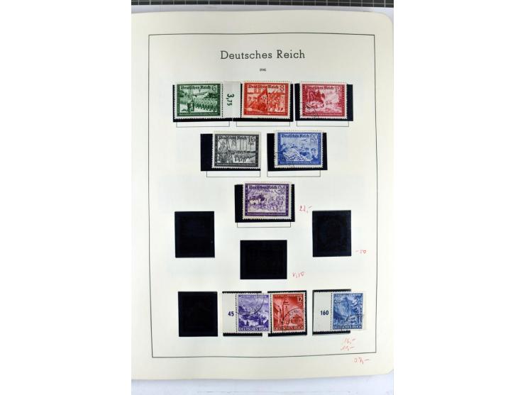 1923/45, meist gestempelte und postfrische Sammlung mit sehr vielen Briefen und Karten, dabei bessere und kpl. Ausgaben, bess