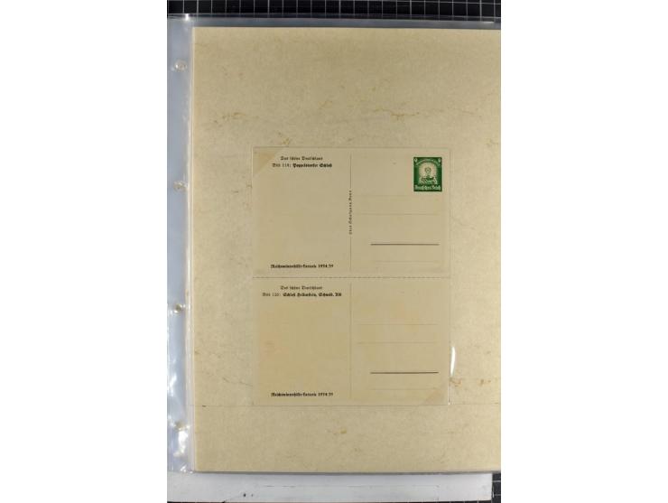 1923/45, meist gestempelte und postfrische Sammlung mit sehr vielen Briefen und Karten, dabei bessere und kpl. Ausgaben, bess