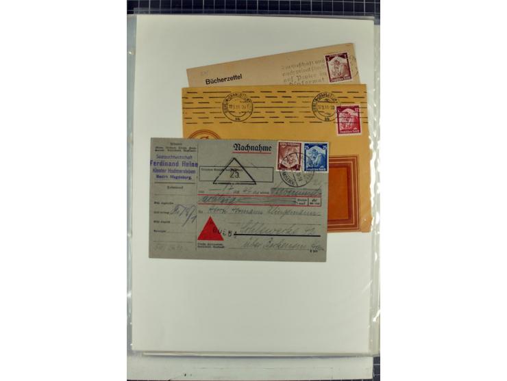 1923/45, meist gestempelte und postfrische Sammlung mit sehr vielen Briefen und Karten, dabei bessere und kpl. Ausgaben, bess