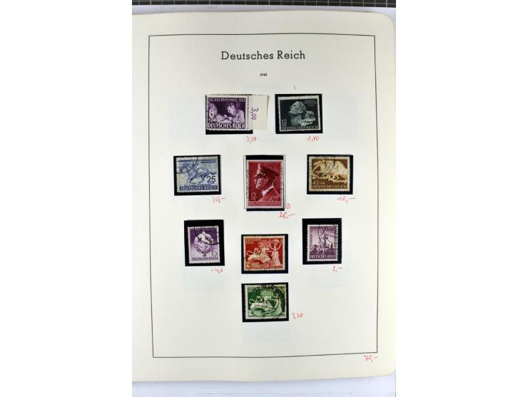 1923/45, meist gestempelte und postfrische Sammlung mit sehr vielen Briefen und Karten, dabei bessere und kpl. Ausgaben, bess