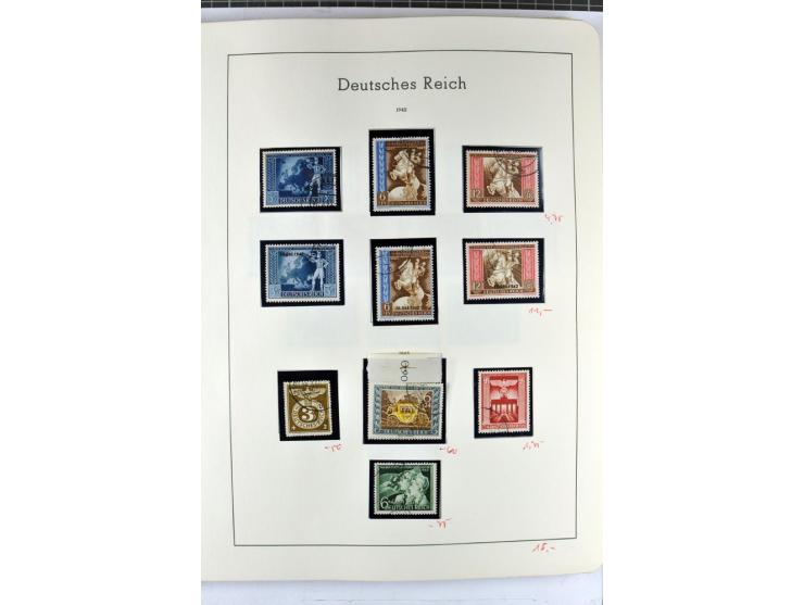 1923/45, meist gestempelte und postfrische Sammlung mit sehr vielen Briefen und Karten, dabei bessere und kpl. Ausgaben, bess
