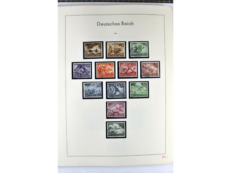 1923/45, meist gestempelte und postfrische Sammlung mit sehr vielen Briefen und Karten, dabei bessere und kpl. Ausgaben, bess