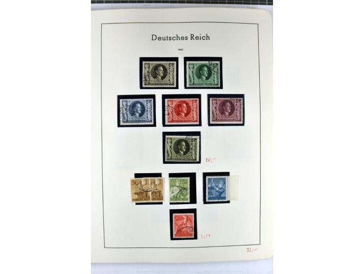 1923/45, meist gestempelte und postfrische Sammlung mit sehr vielen Briefen und Karten, dabei bessere und kpl. Ausgaben, bess