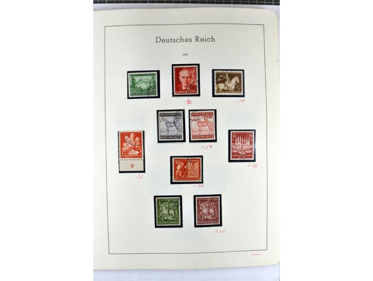 1923/45, meist gestempelte und postfrische Sammlung mit sehr vielen Briefen und Karten, dabei bessere und kpl. Ausgaben, bess