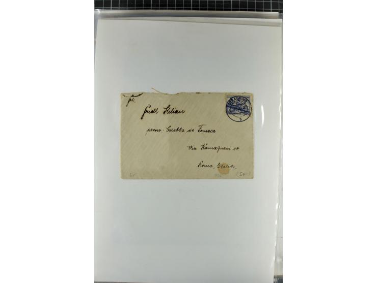 1923/45, meist gestempelte und postfrische Sammlung mit sehr vielen Briefen und Karten, dabei bessere und kpl. Ausgaben, bess