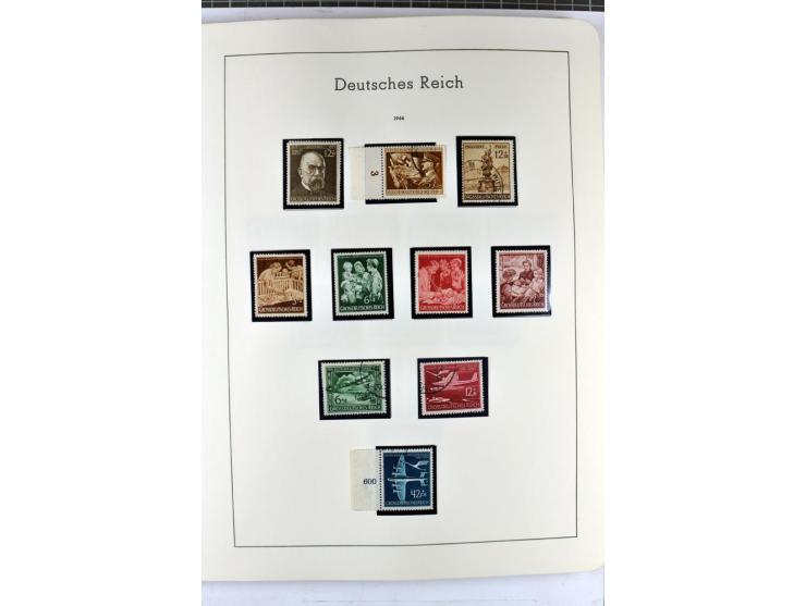 1923/45, meist gestempelte und postfrische Sammlung mit sehr vielen Briefen und Karten, dabei bessere und kpl. Ausgaben, bess