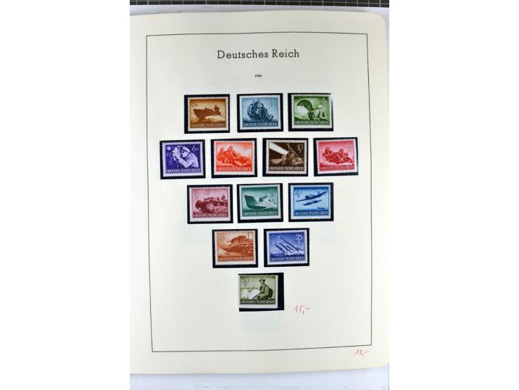 1923/45, meist gestempelte und postfrische Sammlung mit sehr vielen Briefen und Karten, dabei bessere und kpl. Ausgaben, bess