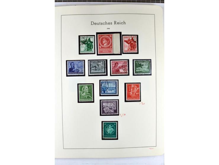1923/45, meist gestempelte und postfrische Sammlung mit sehr vielen Briefen und Karten, dabei bessere und kpl. Ausgaben, bess