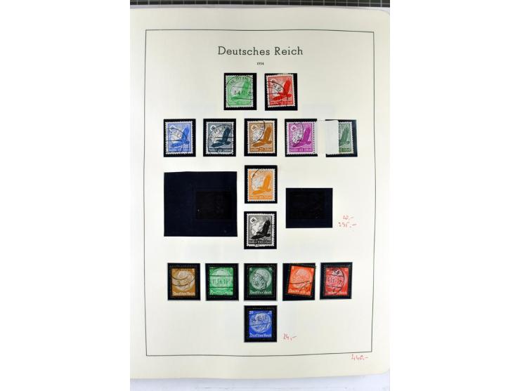1923/45, meist gestempelte und postfrische Sammlung mit sehr vielen Briefen und Karten, dabei bessere und kpl. Ausgaben, bess