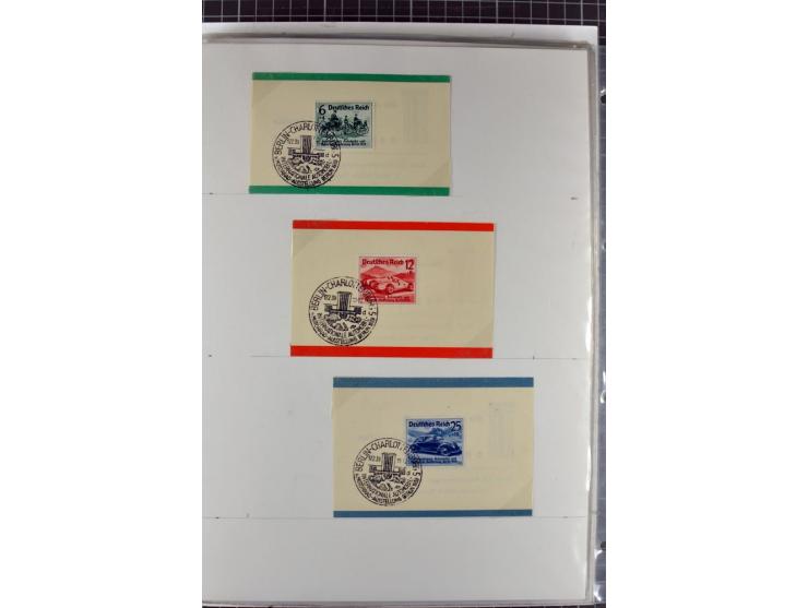 1923/45, meist gestempelte und postfrische Sammlung mit sehr vielen Briefen und Karten, dabei bessere und kpl. Ausgaben, bess