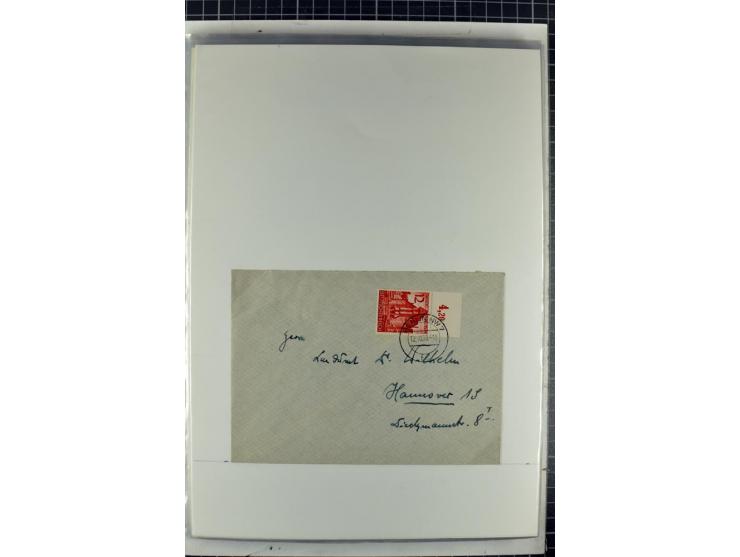 1923/45, meist gestempelte und postfrische Sammlung mit sehr vielen Briefen und Karten, dabei bessere und kpl. Ausgaben, bess