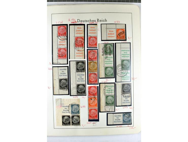 1923/45, meist gestempelte und postfrische Sammlung mit sehr vielen Briefen und Karten, dabei bessere und kpl. Ausgaben, bess