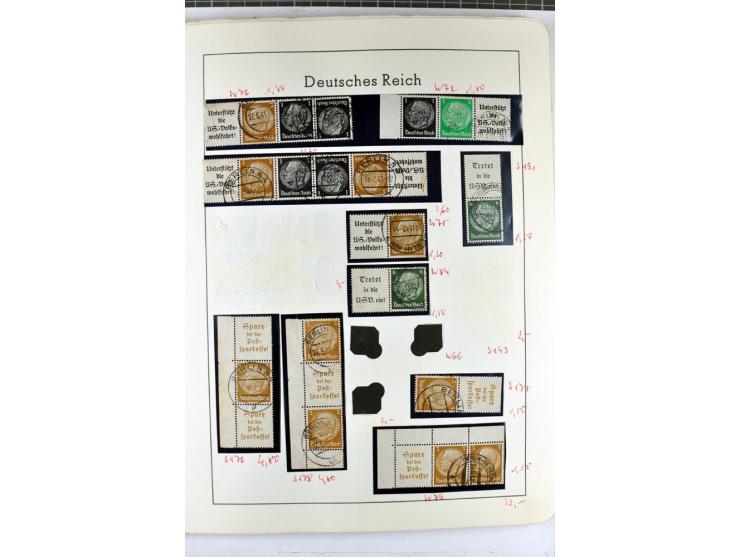 1923/45, meist gestempelte und postfrische Sammlung mit sehr vielen Briefen und Karten, dabei bessere und kpl. Ausgaben, bess