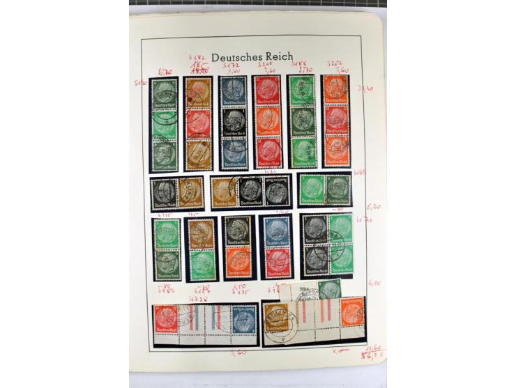 1923/45, meist gestempelte und postfrische Sammlung mit sehr vielen Briefen und Karten, dabei bessere und kpl. Ausgaben, bess