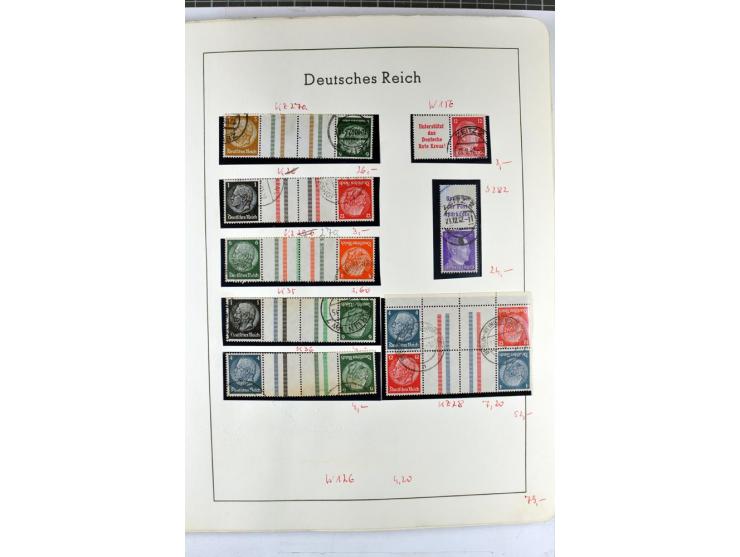 1923/45, meist gestempelte und postfrische Sammlung mit sehr vielen Briefen und Karten, dabei bessere und kpl. Ausgaben, bess