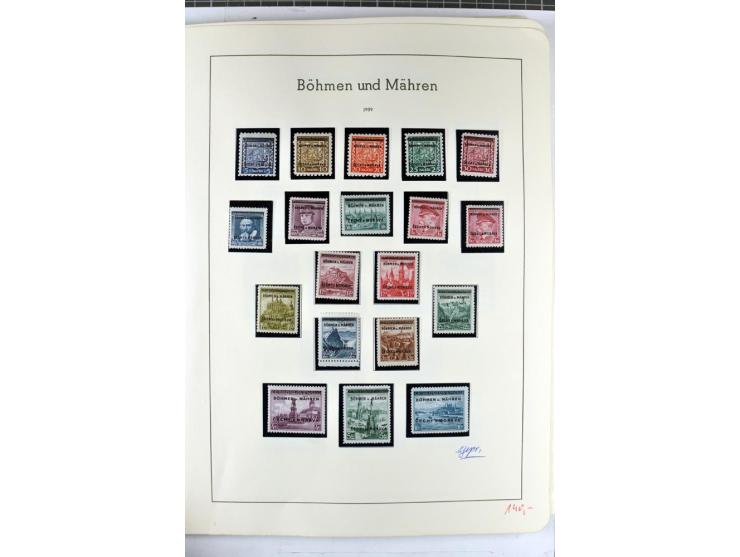 1923/45, meist gestempelte und postfrische Sammlung mit sehr vielen Briefen und Karten, dabei bessere und kpl. Ausgaben, bess