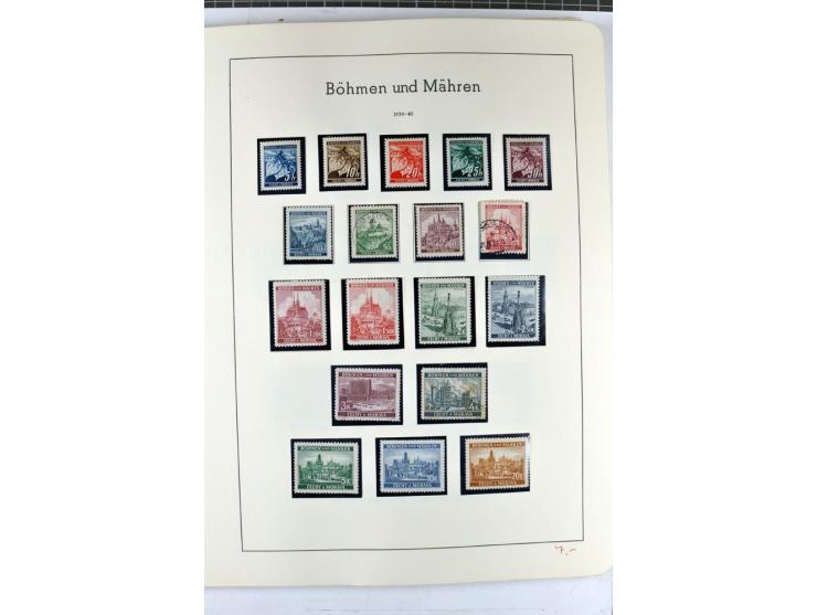 1923/45, meist gestempelte und postfrische Sammlung mit sehr vielen Briefen und Karten, dabei bessere und kpl. Ausgaben, bess