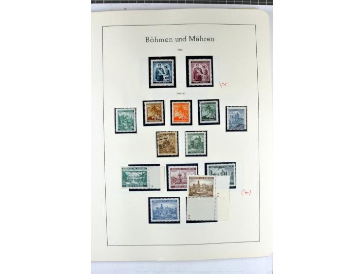 1923/45, meist gestempelte und postfrische Sammlung mit sehr vielen Briefen und Karten, dabei bessere und kpl. Ausgaben, bess