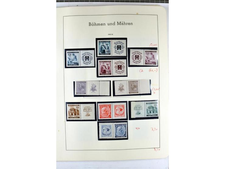 1923/45, meist gestempelte und postfrische Sammlung mit sehr vielen Briefen und Karten, dabei bessere und kpl. Ausgaben, bess