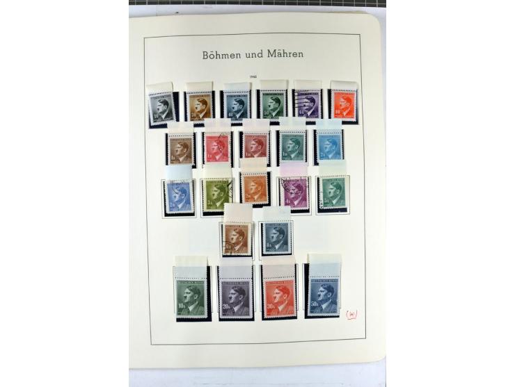 1923/45, meist gestempelte und postfrische Sammlung mit sehr vielen Briefen und Karten, dabei bessere und kpl. Ausgaben, bess