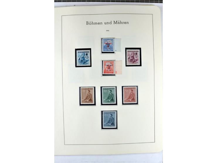 1923/45, meist gestempelte und postfrische Sammlung mit sehr vielen Briefen und Karten, dabei bessere und kpl. Ausgaben, bess
