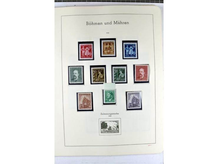 1923/45, meist gestempelte und postfrische Sammlung mit sehr vielen Briefen und Karten, dabei bessere und kpl. Ausgaben, bess
